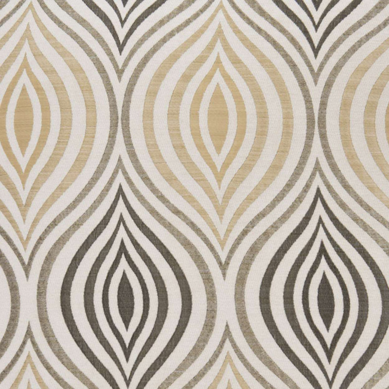 Koza Pillow Cover & Insert, Gold Abstract, Square 22"
