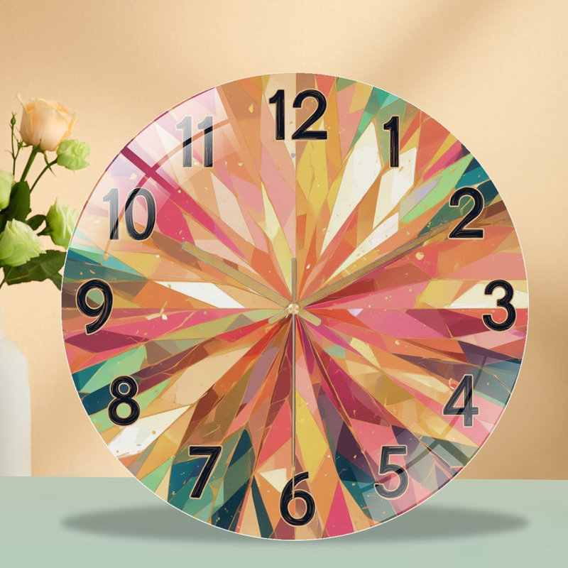 Horloge murale avec horloge murale 12 po