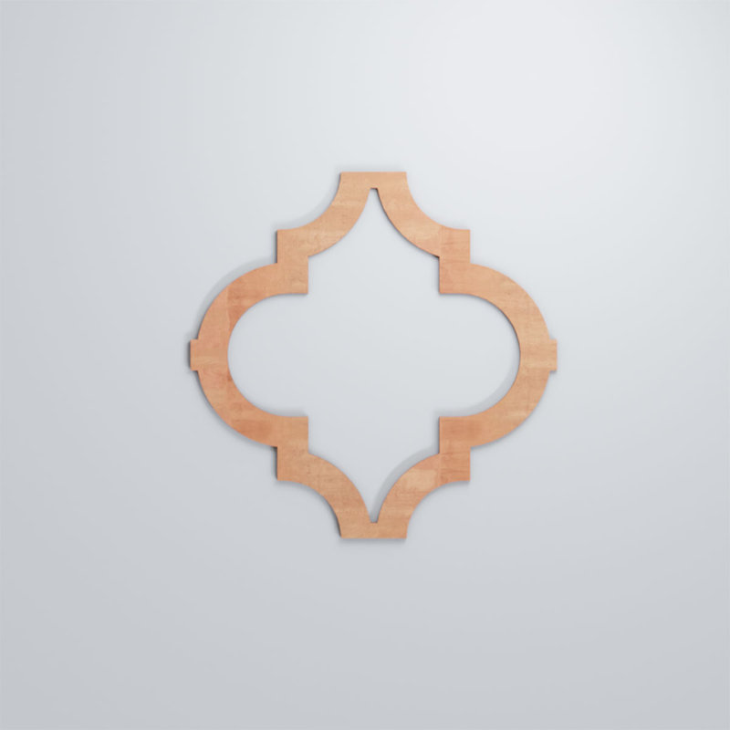 Birch 15" x 15" Decorative Fretwork Wall Panel