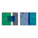 Bold In Blue Set Of 2 Print by Andrea Stokes
