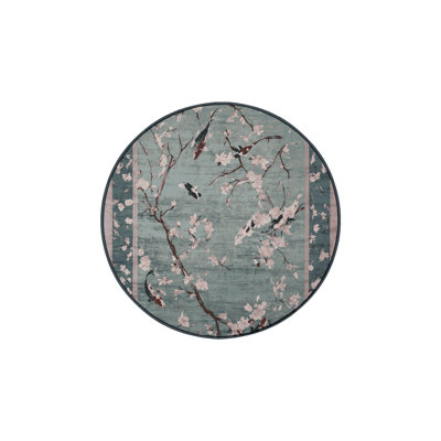 Machine Washable Gray Area Rug