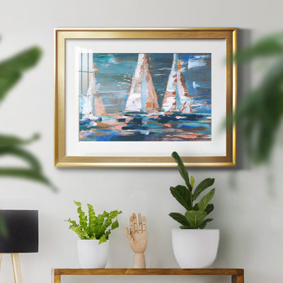 Pop Regatta II - reproduction de cadre photo sur papier