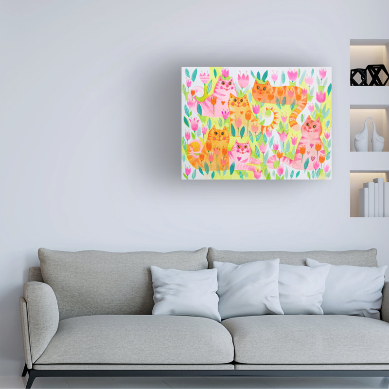 Art sur toile, tulipe de Bolana Oxana Zaika, H 18 po x l 24 po