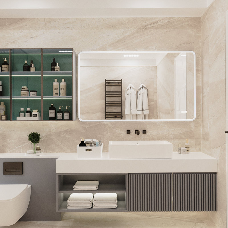 Miroir rectangulaire, 60 po x 36 po