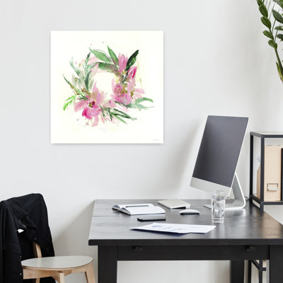 Art mural abstrait Blush Winter