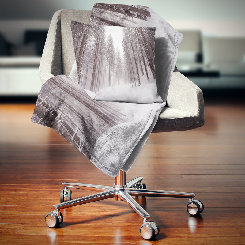 Oreiller de l’hiver trente alto, 16 po x 1 po, Coussin décoratif