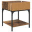 40cm W Manufactured Wood Bedside Table-1910251800