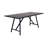 Marga Frinton/Shasta Rectangular 4 - Person 32" Long Dining Set with Cushions