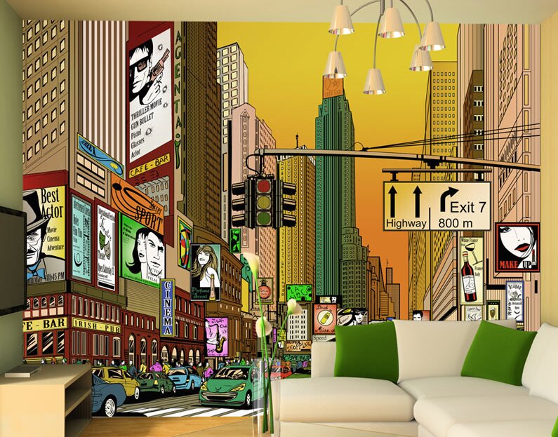 Tapete Pulsing City – NY 2,31 m x 300 cm