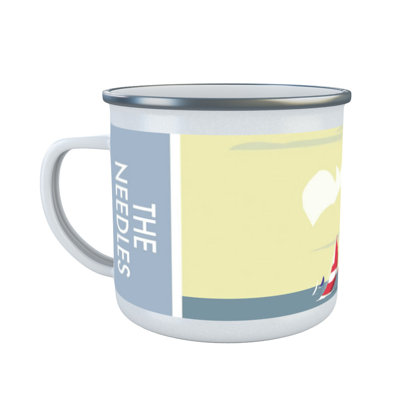 Cherry Enamelware Camping Mug