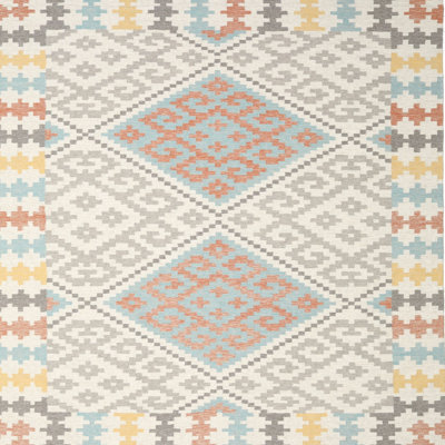 Tapis contemporain beige / brun / jaune