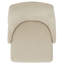 Chaise d'appoint rembourrée H 19,1 po Bohy-1238446322