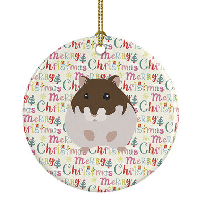 2.8'' Ceramic Animals Hanging Figurine Ornament