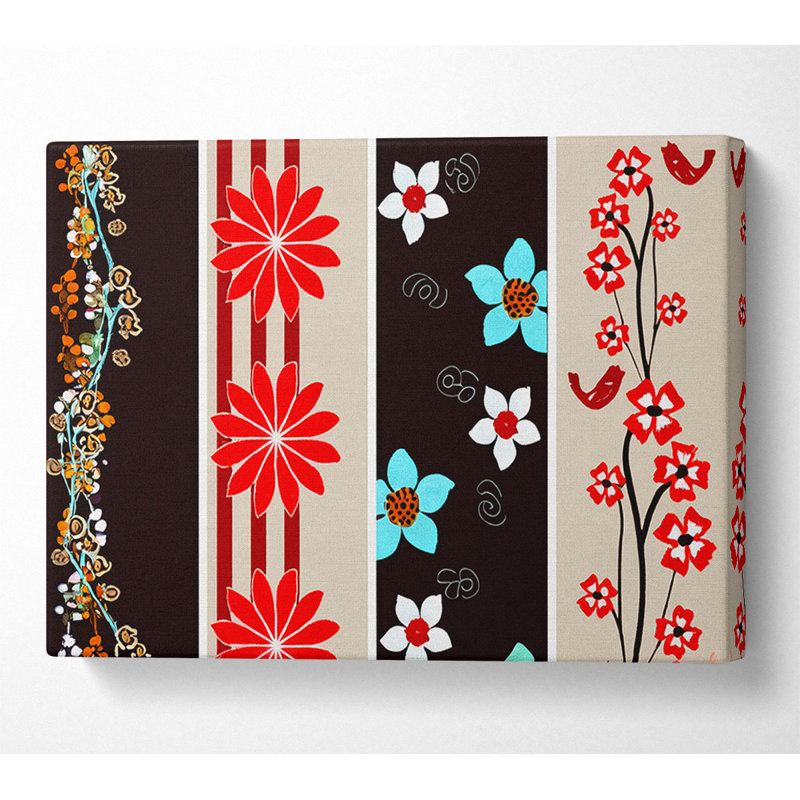 Vertical Flower Power - Wrapped Canvas Print, 101.6cm H x 142.2cm W x 10cm D