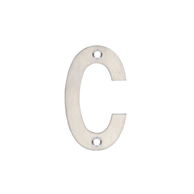 7.5cm H Stainless Steel House Letter