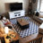 Rectangle Amberjo Geometric Flatweave Cotton Blue/White Area Rug - 8' x 11'-984801149