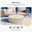 Table de foyer d'extérieur au propane en fer rond 40,5 po Elanie avec couvercle de réservoir, couvercle, housse de pluie et pare-vent-194870044