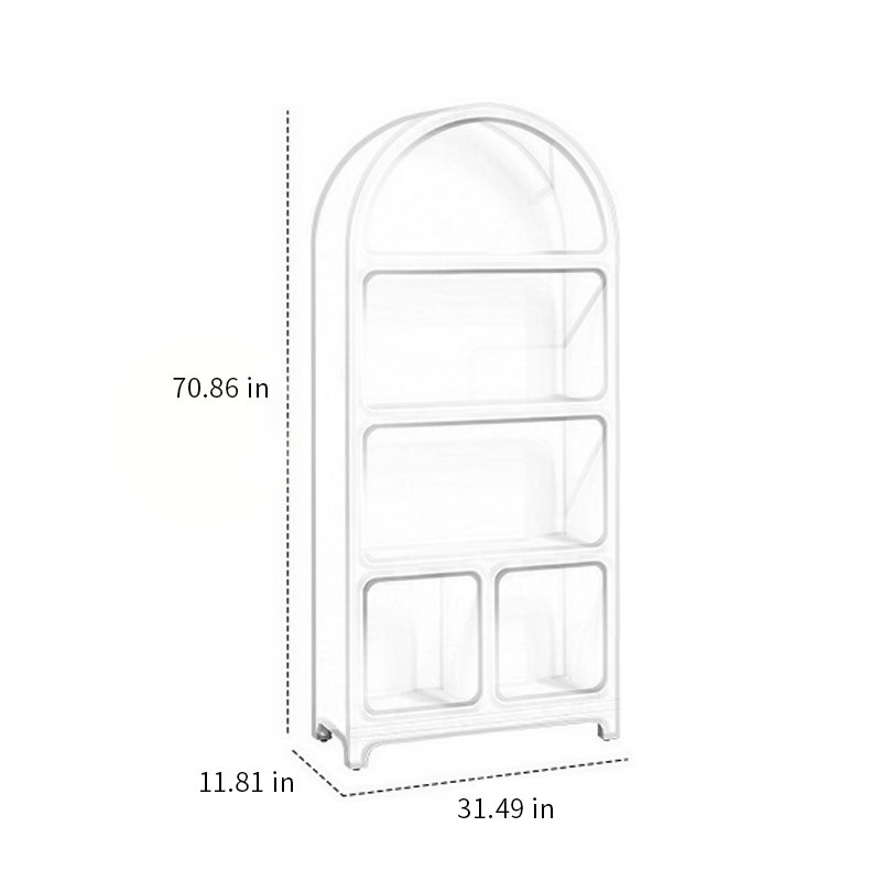 Bibliothèque, H 70,86 po x l 31,49 po x P 11,81 po