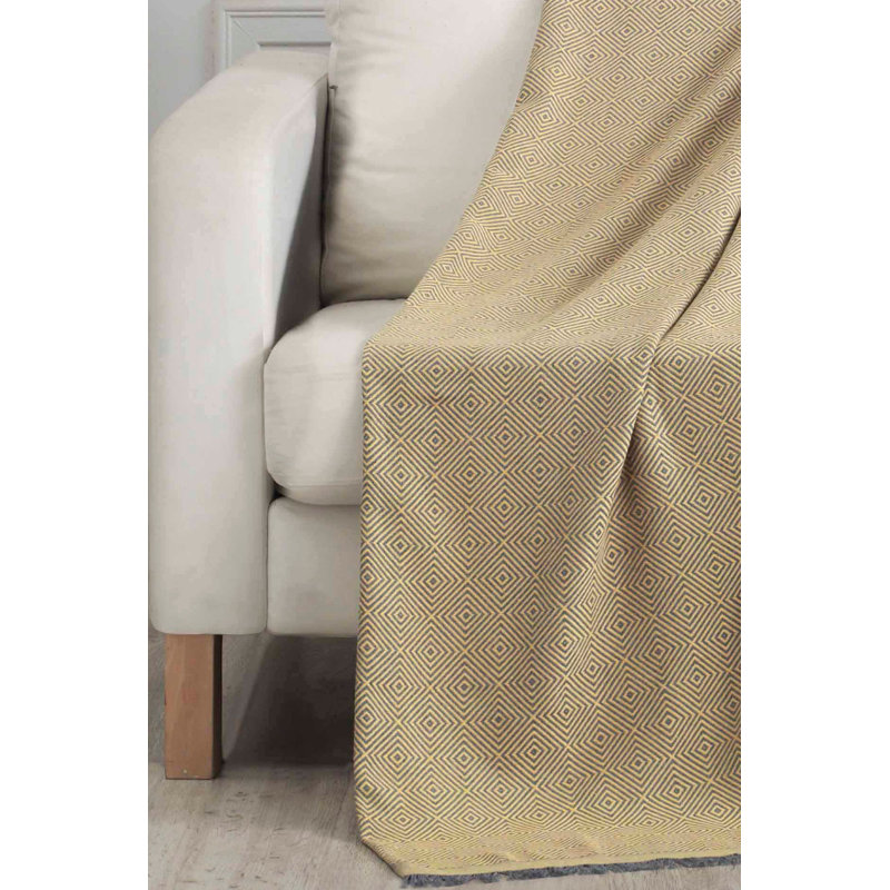 Housse de canapé moutarde, 65% coton / 35% polyester, 68,9 po x 90,6 po | Lavable en machine à 30-40 ° C, 7,0 oz / m² | Protection élégante et durable pour votre canapé, parfaite pour rafraîchir votre décor