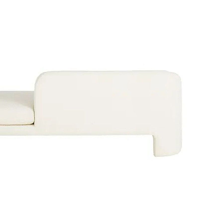 Chaise en bouleau massif exquis, Accoudoir à gauche (vu de face)