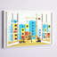 Art sur toile, "Fontanez City Construction Window"-688925713