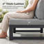 Ensemble de conversation modulaire d'extérieur en aluminium avec coussins et table basse 8 pièces Gilemette-92316000-94439914