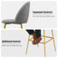 Dhital Counter Stool with Metal Frame