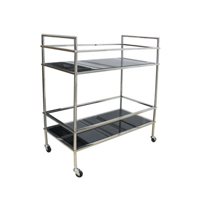 Luxe Metal Bar Cart