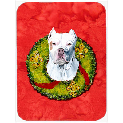 Caroline's Treasures Pit Bull Glass Cutting Board