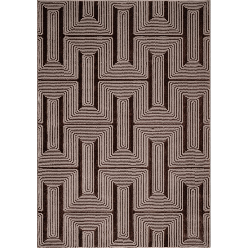 Deddrick Abstract Indoor / Outdoor Area Rug, Rectangle 120 x 170 cm