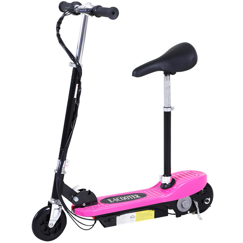 HOMCOM Electric Scooter for Kids Foldable Ride on 120W Motor