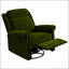 Fauteuil à bascule pivotant à 360 ° avec fauteuil berçant manuel inclinable manuel et inclinable avec dossier réglable-1006186981