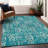 Maliana Washable Floral Indoor / Outdoor Rug-96071166
