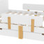 Lits en bois blancs multifonctionnels avec rangement pour la chambre à coucher