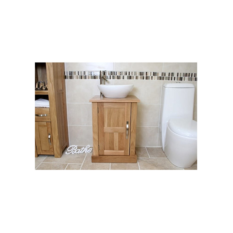 Cozart 500mm Single Bathroom Vanity with Basin, Oak