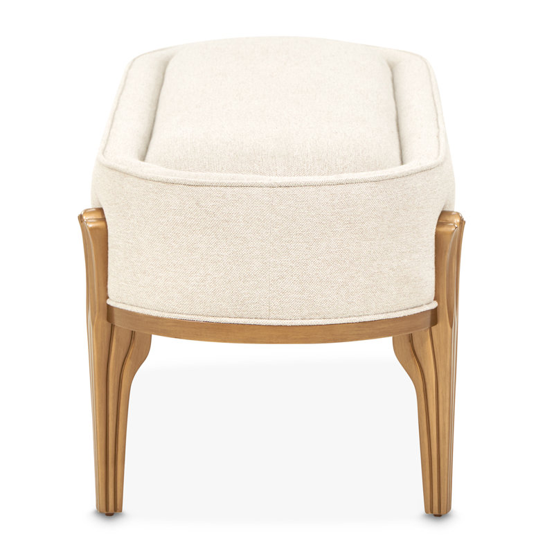 Camellia Field Upholstered Bench
