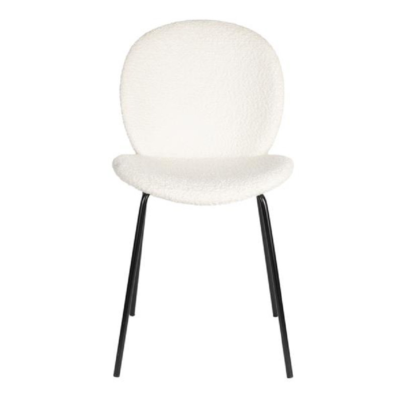 Chaises de salle à manger Bonnet (2), Blanc