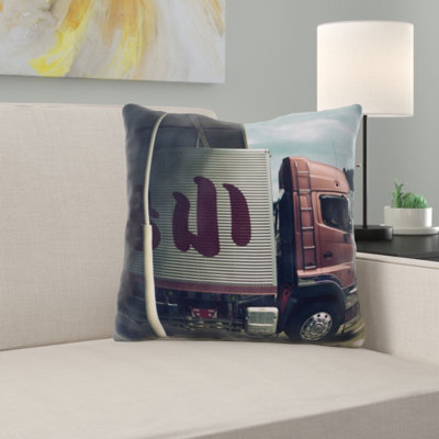 Microsuede Throw Pillow