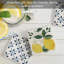 Ensemble de 4 sous-verres Sorrento Limone