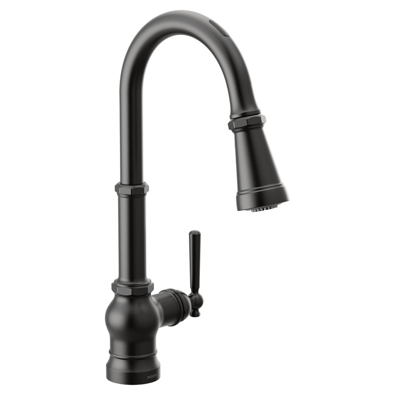 Robinet de cuisine Paterson Smart Faucet, Noir mat