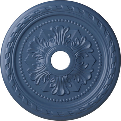 Médaillon de plafond palmetto 23 5/8 po x P 3 5/8 po x P 1 5/8 po (convient aux auvents jusqu'à 3 5/8 po)