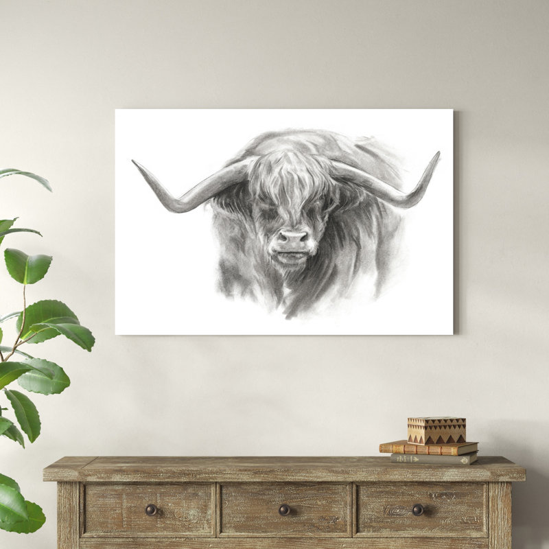" Soft Focus Highland Cattle II " by Jennifer Paxton Parker, 32" H x 48" W x 1.25" D