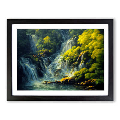 Ethereal Waterfall - Single Picture Frame Print