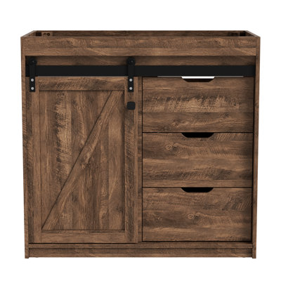 Base de meuble-lavabo rustique 36 po