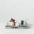 Marble Salt Cellar With Brass Spoon