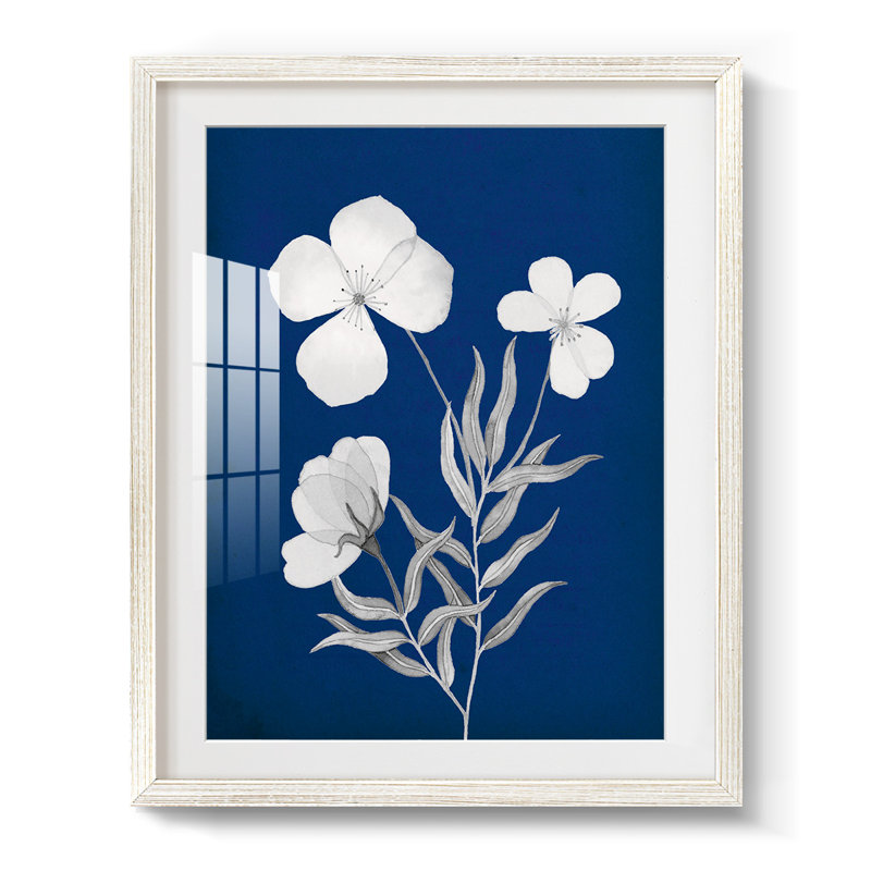 Fontvieille - Toile tendue avec châssis, H 25,5 po x l 17,5 po, Blanc