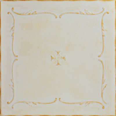 Spring Buds 1.6 ft. x 1.6 ft. Polystyrene Glue-up Ceiling Tile
