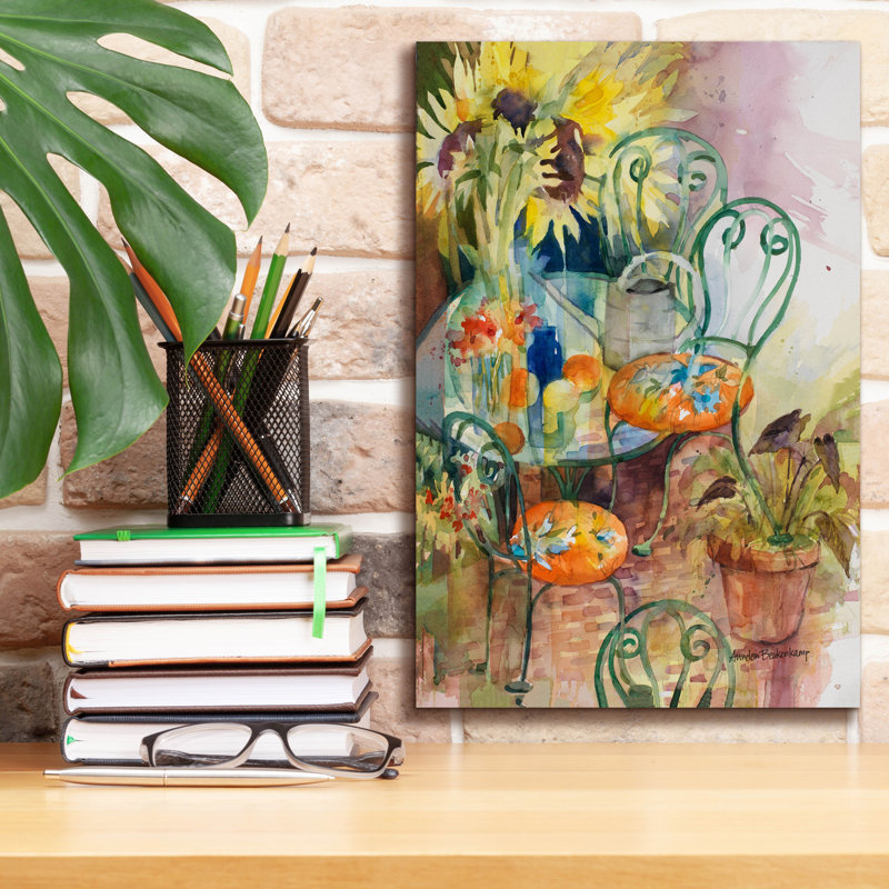 Winston Porter 'Courtyard Colours' by Annelein Beukenkamp Canvas Wall Art, 18" H x 12" W x 0.75" D