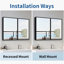 Solution de rangement de salle de bain polyvalente avec plusieurs options d'installation et beaucoup d'espace