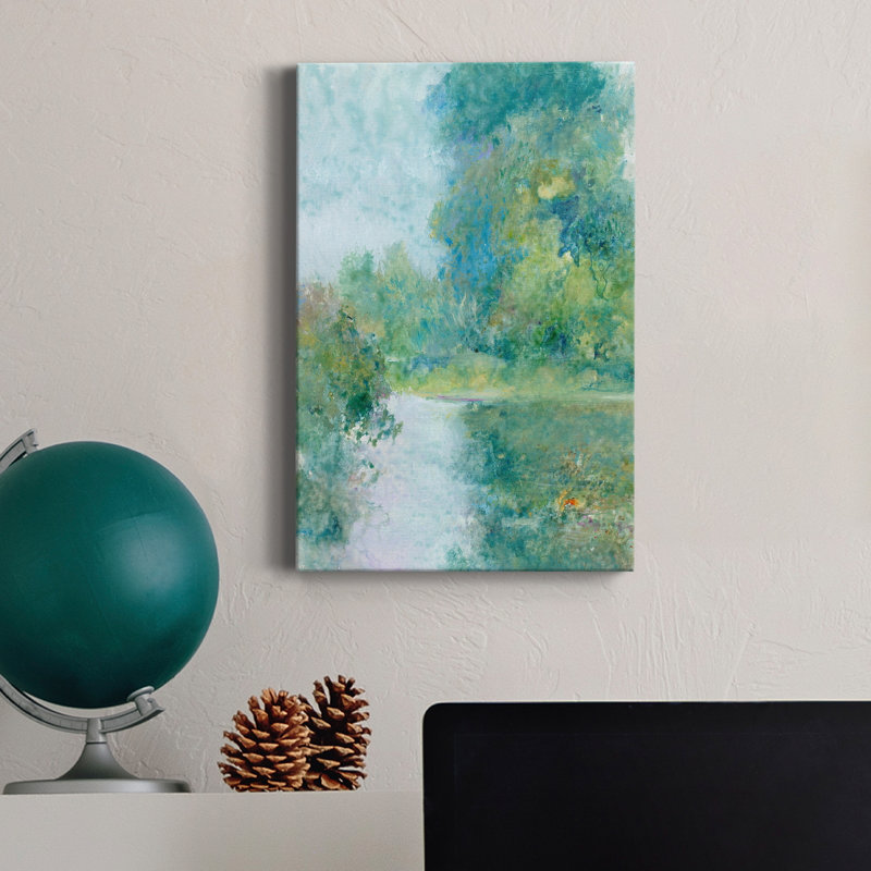 Tranquil Stream II - impression sur toile tendue, H 18 po x l 12 po x P 1 po